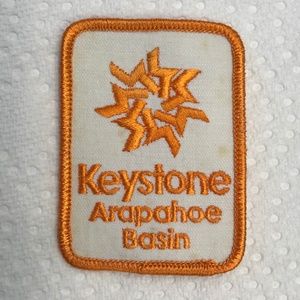 Vintage Ski Patch Keystone & Arapahoe Basin 1970's